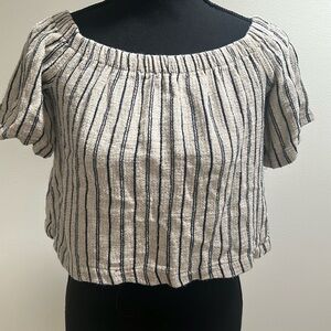 Urban Renewal striped crop top M medium